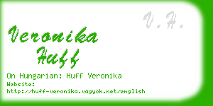 veronika huff business card